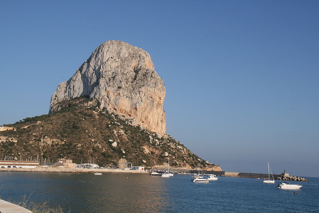 Peñón de Ifach (en el municipio de Calpe)