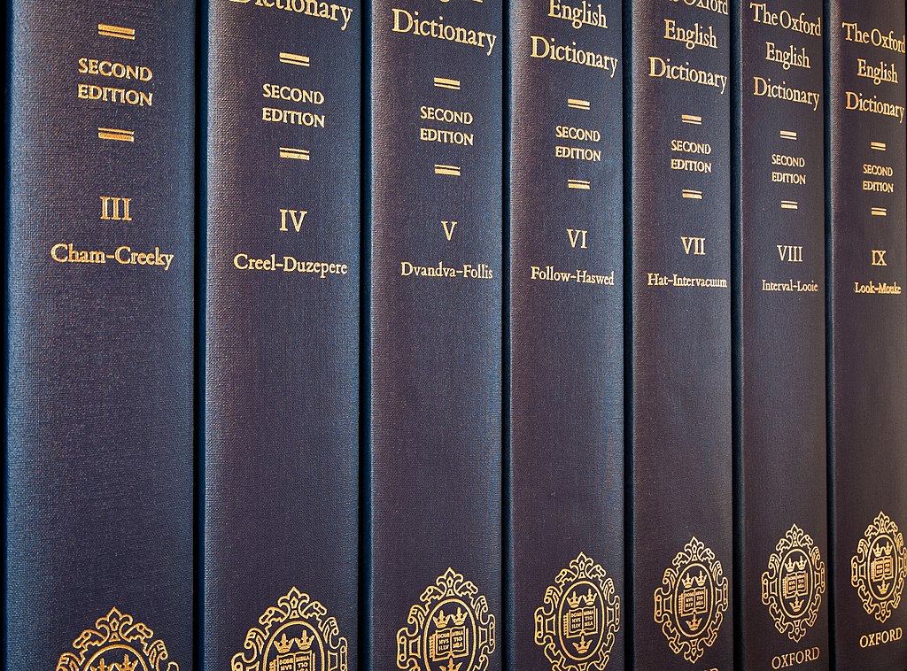 Volumes of the Second Edition of the Oxford English Dictionary
